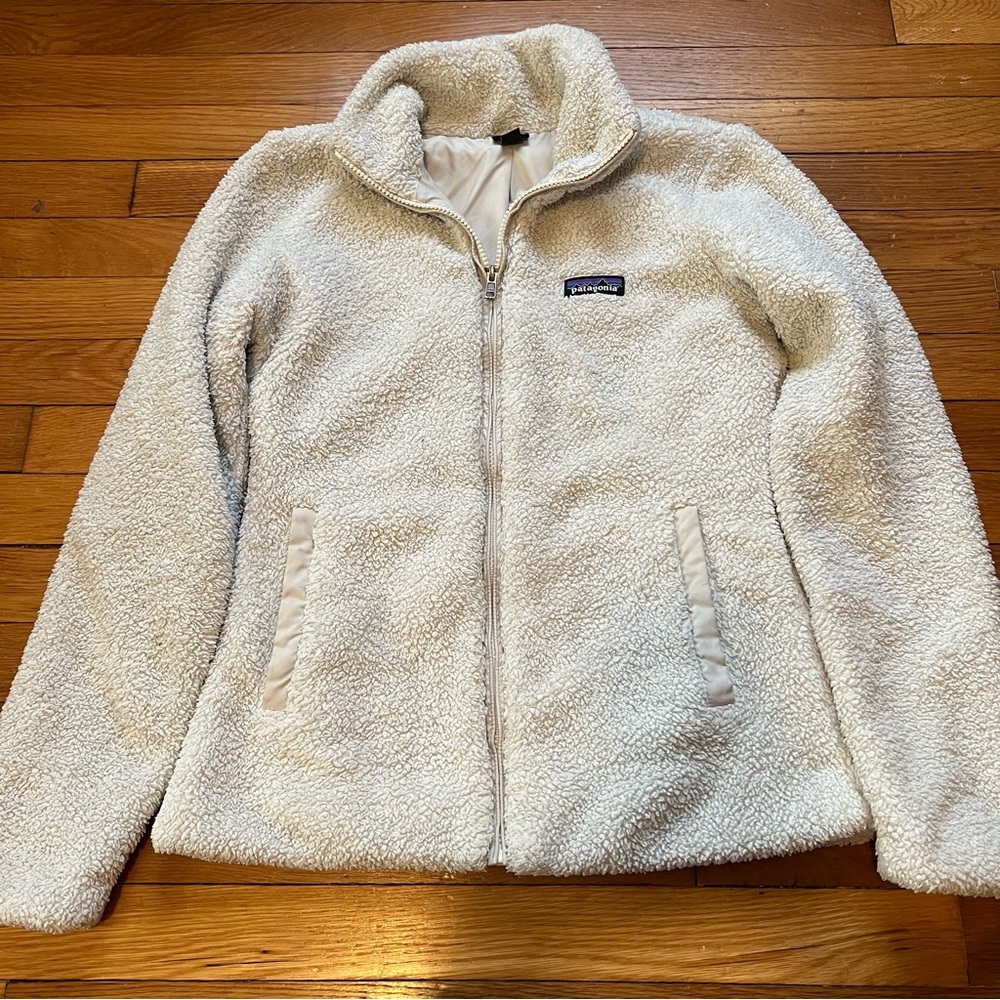Patagonia White Teddy Jacket
